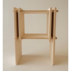 The Willow - Nested Modern Side table, Wooden Bedside Table, Nightstand by Sapling Studio imagem 3