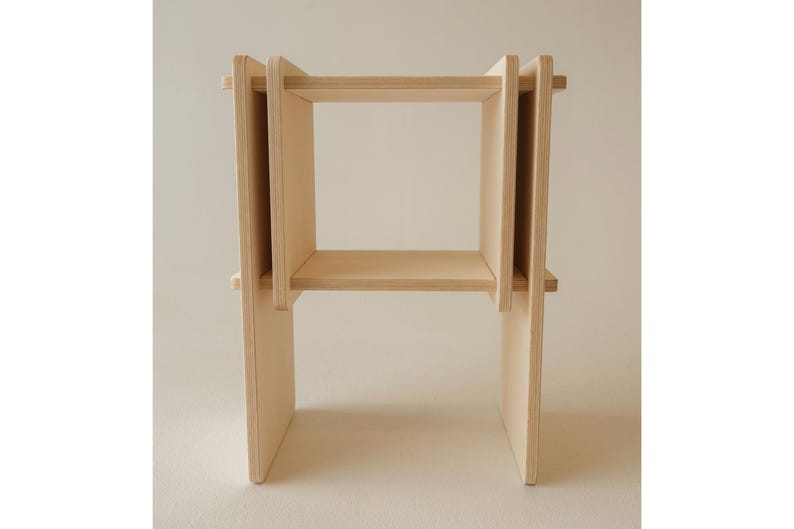 The Willow - Nested Modern Side table, Wooden Bedside Table, Nightstand by Sapling Studio imagem 3
