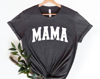 Mama Shirt, Mothers Day Gift, White Vinyl Design