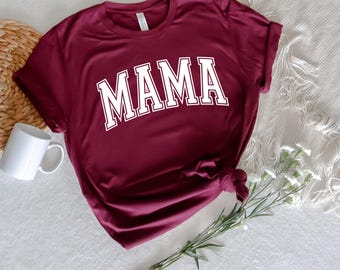 Mama Shirt, Mother's Day Gift, Soft Vinyl T-shirt