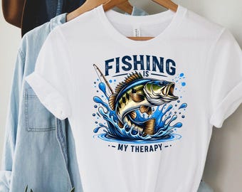 Funny Fisherman T-Shirt: Bass Fishing Apparel - Gift for Anglers