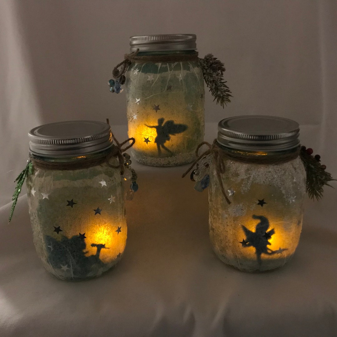 Winter Fairy Jars - Etsy