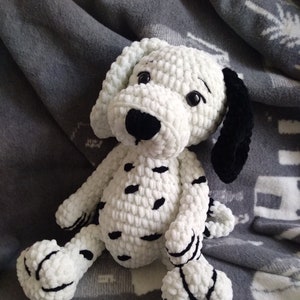 Dalmatian Dog 14 inches - 35.5cm Amigurumi Plushie Crochet Toy byHoneyHandmade