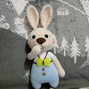 Paashaas Amigurumi gehaakt speelgoed en decoratiefiguur - GRATIS en Express Shipping International
