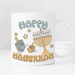 Happy Hanukkah Mug, Hanukkah Coffee Mug, Hanukkah Gift, Hanukkah  Mug, Funny Hanukkah Gift Mug, Jewish Mug, Jewish Holiday Mug, Coffee Mug