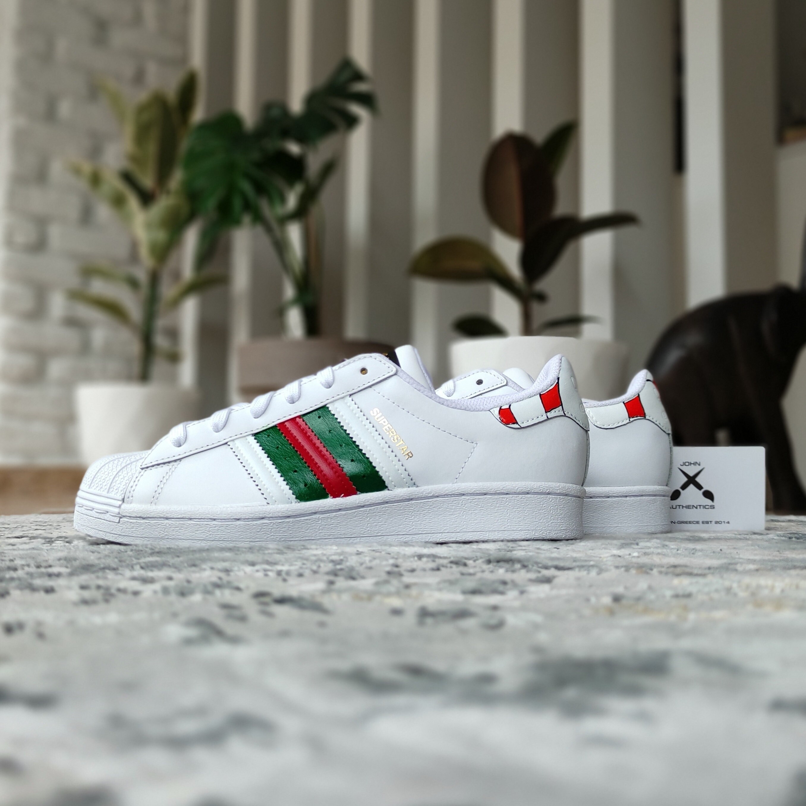 Custom Painted Adidas Superstar -  Norway