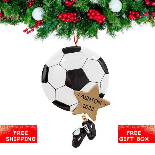 Soccer Ornament Etsy
