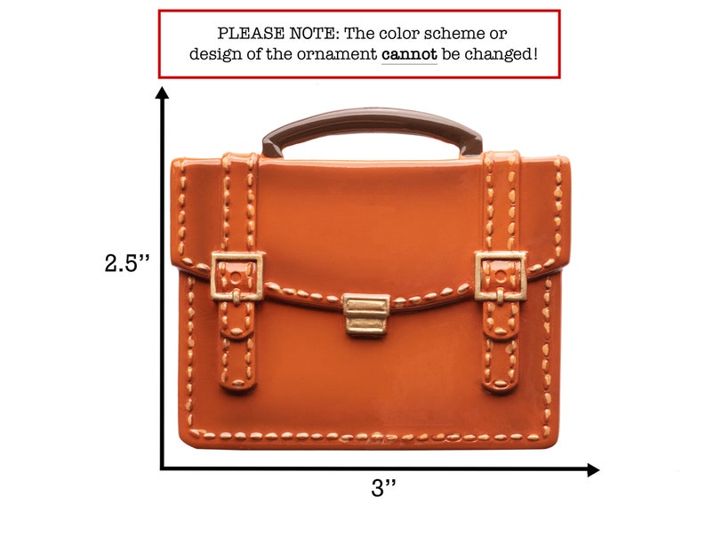 Briefcase Ornament 2024, Personalized Lawyer Christmas Ornament, Custom Businessman, Real Estate