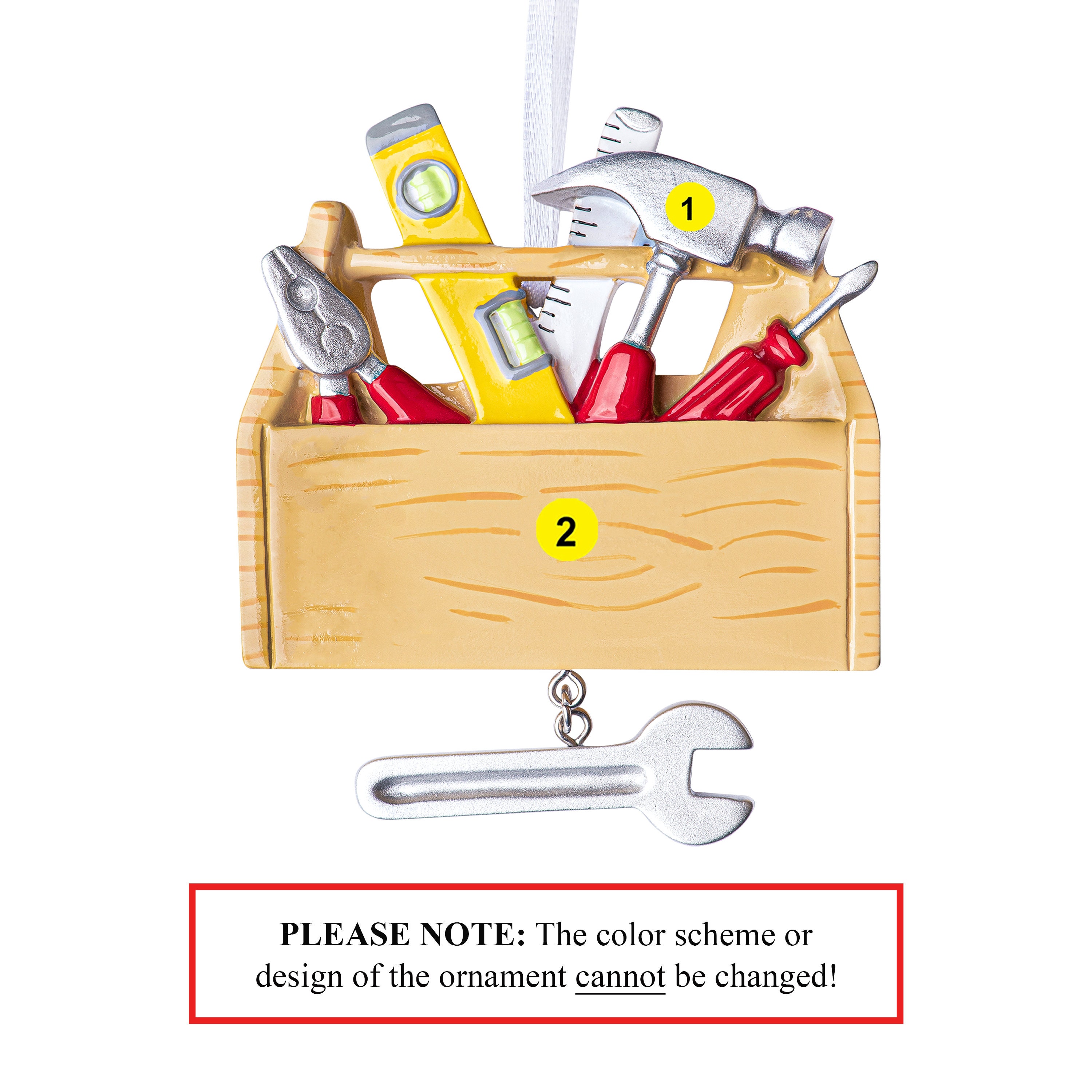 Tool Box Christmas Ornament 