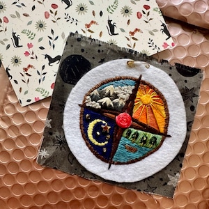 Custom Hand Embroidered Patch | Personalized Sew On Patch | Unique Clothing Embroidery Applique Gift