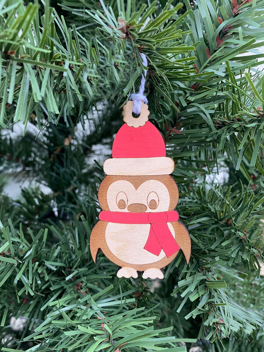 Wooden Animal Ornaments. Etsy