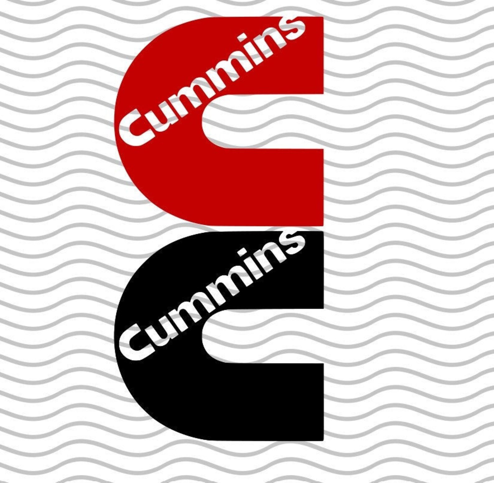 Cummins Vector Files for Cutting Machines SVG DXF PNG Files Etsy