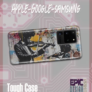 07 Graffiti Music Teacher Phone Case Violin Phone Cover Music Teacher Phone Case Musical Inspiring Tough Case Music Lover Phone Case Student
