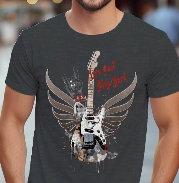 Cool Electric T-Shirt Musician Guitar Rock And Roll Tee Cool Electric T-Shirt Musician Guitar Rock And Roll Tee