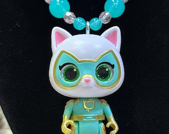Charm Bitsy Necklace Super Kitties