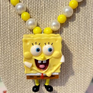 Charm Sponge BoB Necklace