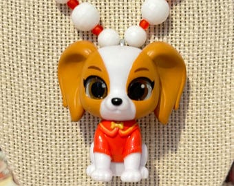 Charm Mr Puppypaws Necklace Super Kitties