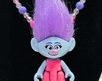 Charm Chenille Necklace Trolls