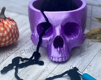 Skull Yarn Bowl *digital file*