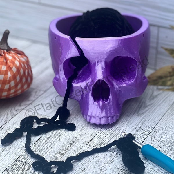 Skull Yarn Bowl *digital file*