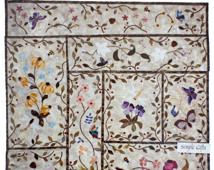 Simple Gifts Block of the Month Applique Quilt Kit by Mary Sorensen Etsy