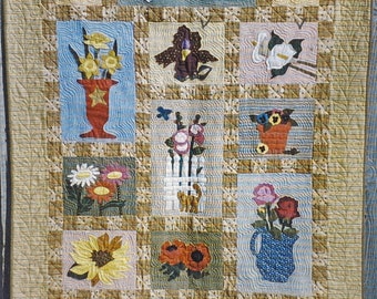 From my Garden BOM Quilt Kit by Donna Yacken / Hollyhock  House