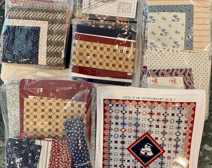 Civil War Anniversary Quilt Kit by Judie Rothermel / Schoolhouse Quilt