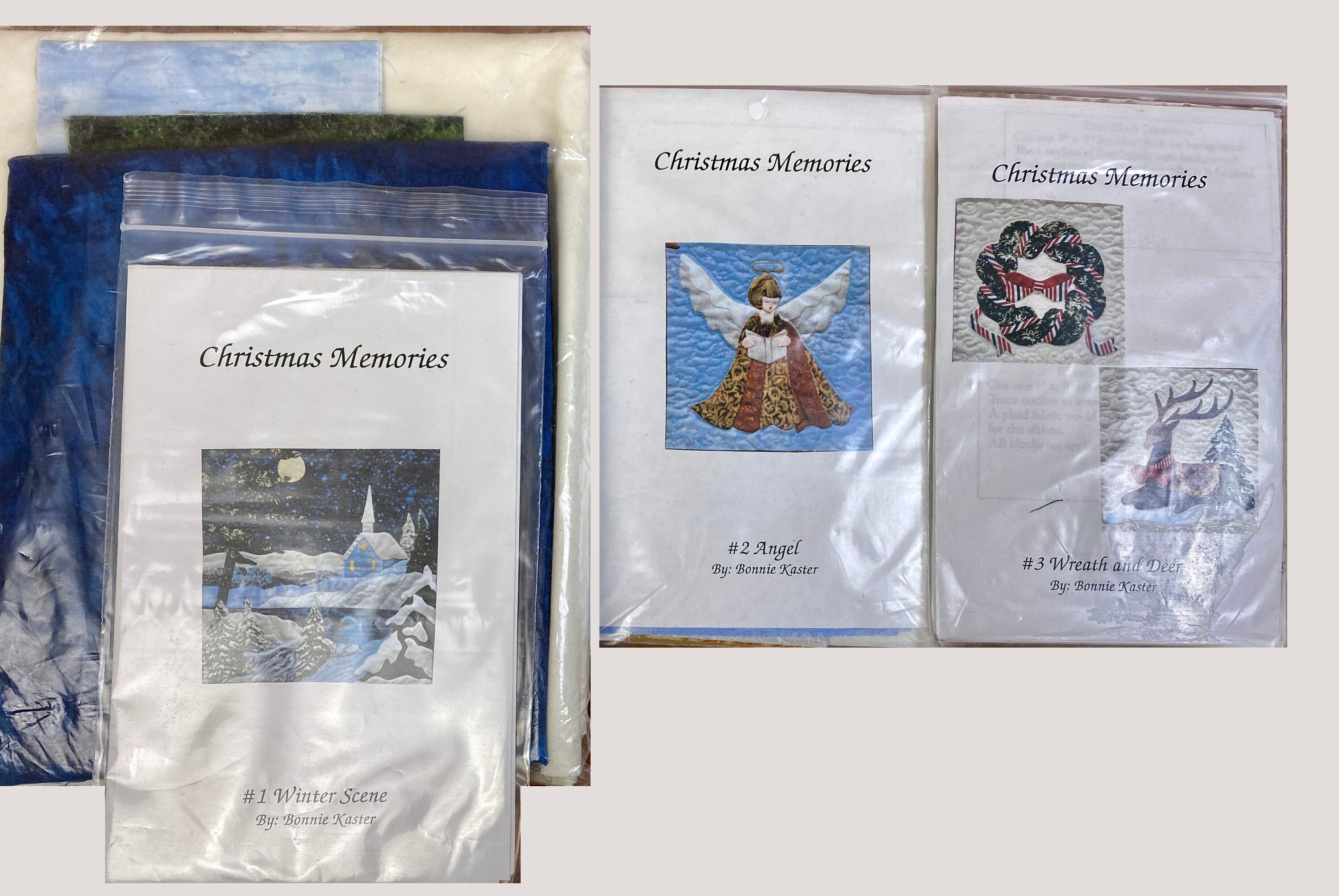 Christmas Memories BOM Quilt Kit Designed by Bonnie Kaster / Keepsake