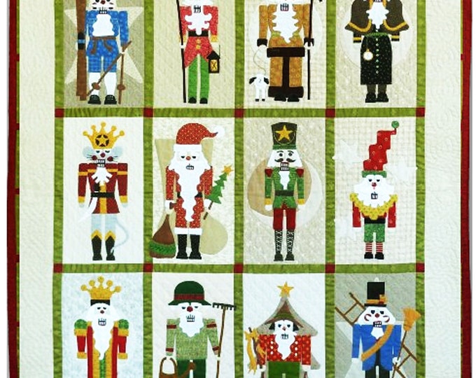Classic Nutcrackers kinship Series Quilt Kit by Susan H. Garman and Little Quilts Etsy