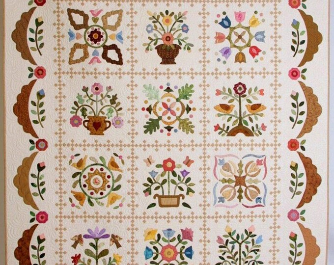 Reminiscence Quilt Kit BOM by the Rabbit Factory /ppnq Etsy