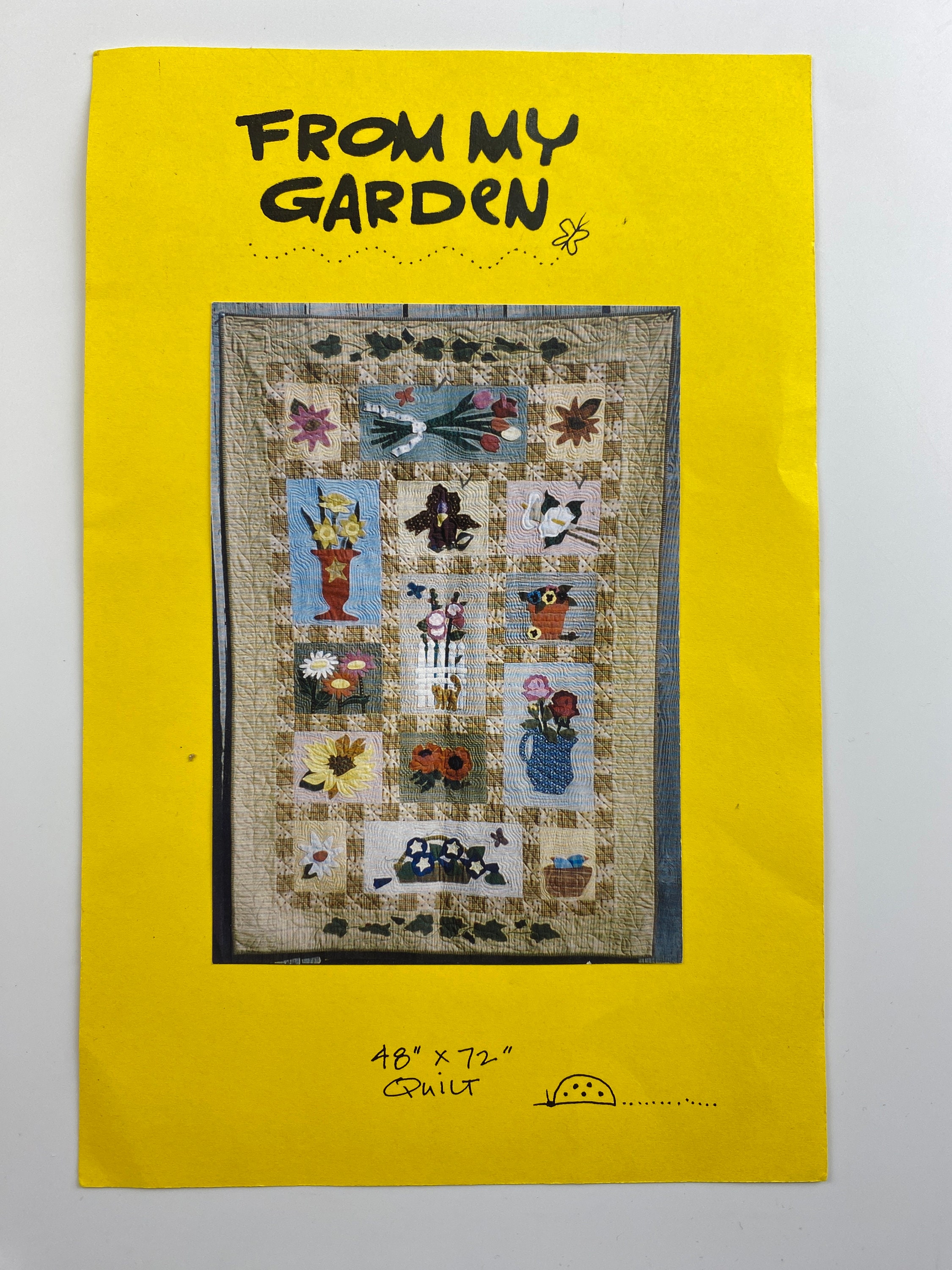 From My Garden BOM Quilt Kit by Donna Yacken / Hollyhock House - Etsy