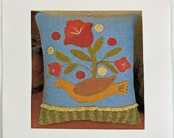 Birds in Blossoms -2021 March bowl filler pillow kit by Attic Heirlooms