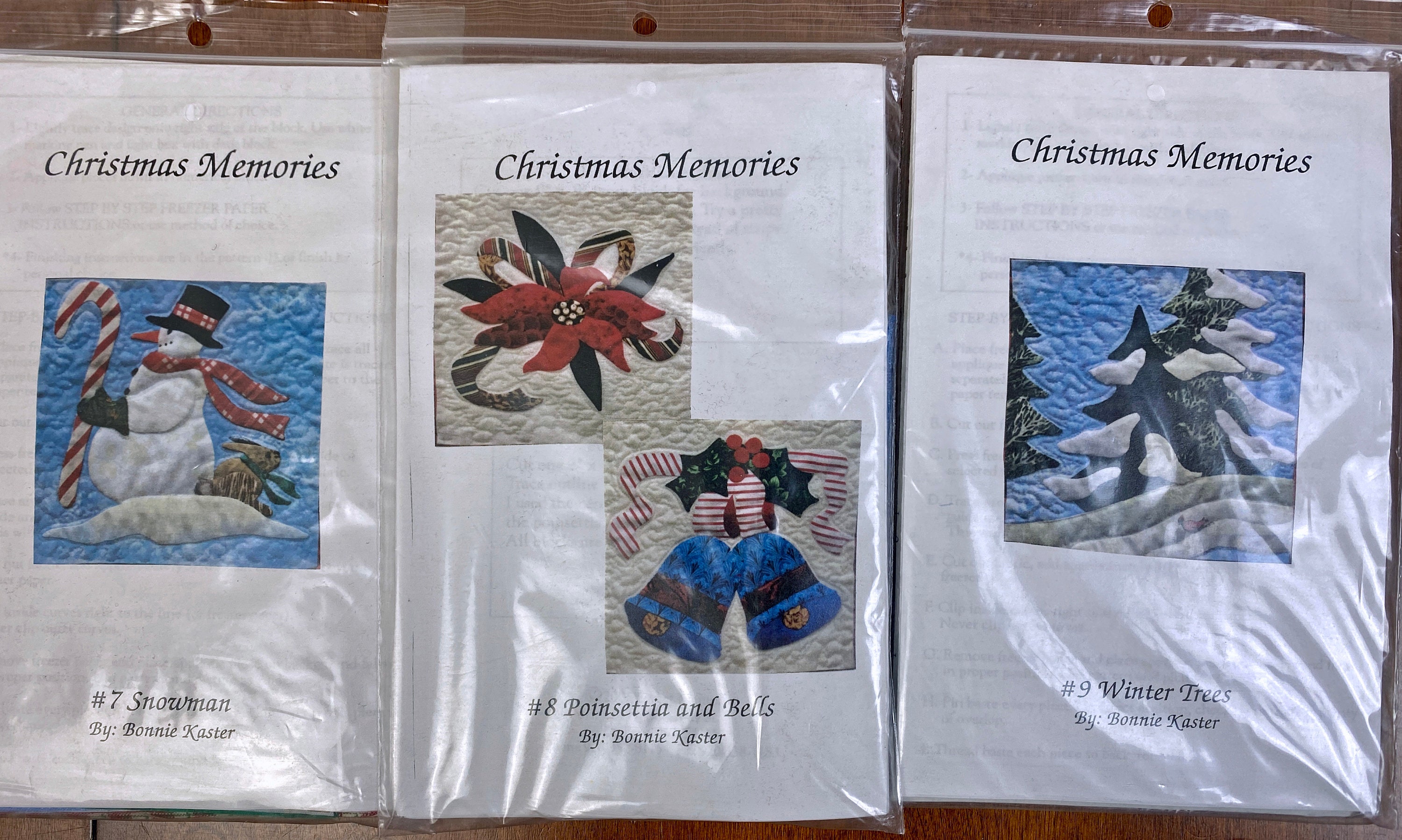 Christmas Memories BOM Quilt Kit Designed by Bonnie Kaster / Keepsake