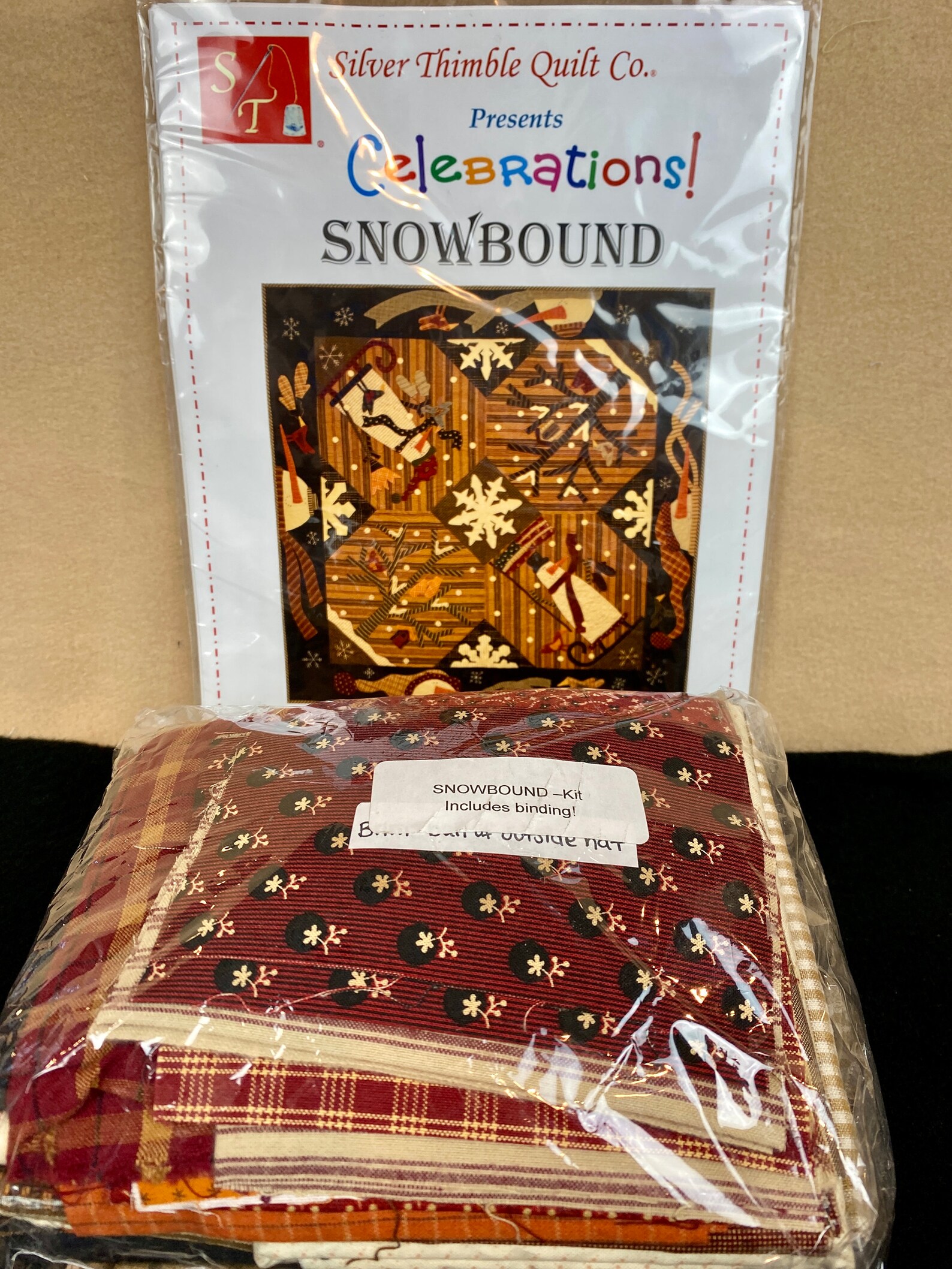 Celebrations Snowbound Quilt Kit by 'pat Wys & BJ Laird/silver Thimble
