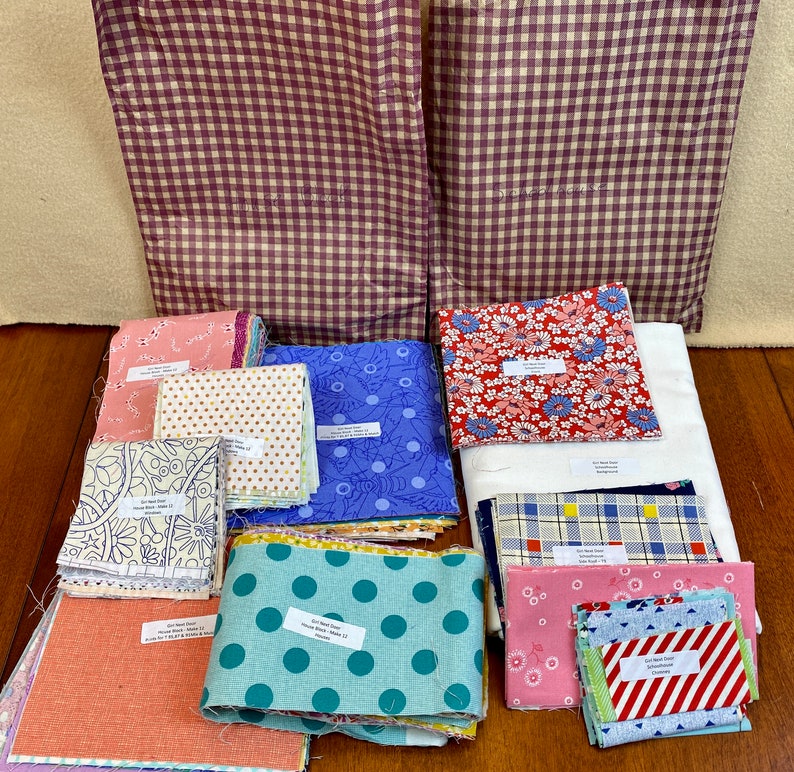 Girl Next Door Quilt Kit by Louise Papas/homestead Hearth Etsy