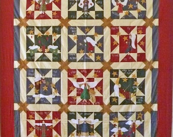 Folk Angels Quilt Kit by Robyn Pandolph / Cabin Fever Designs