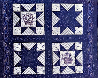 Pretty Stars Quilt Kit by Lace Tales Embroidery