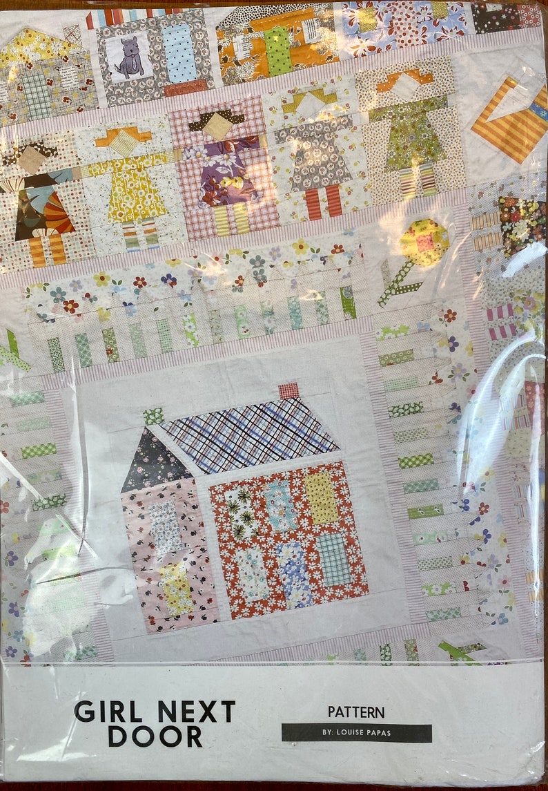 Girl Next Door Quilt Kit by Louise Papas/homestead Hearth Etsy
