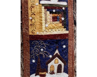 See My Tree cotton Applique Mini Quilt Kit by Pearl Louise Designs