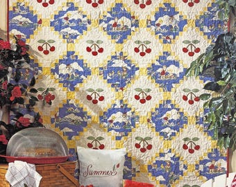 Cherry Pie Quilt kit from Teri Christopherson and Black Mountain Quilts