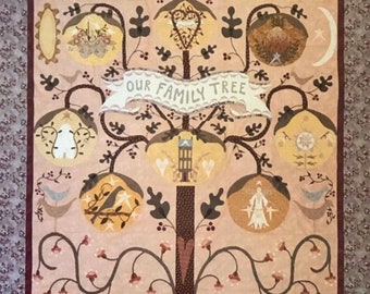 Folk Art Family Tree BOM Quilt Kit by Robyn Pandolph / Cabin Fever Designs