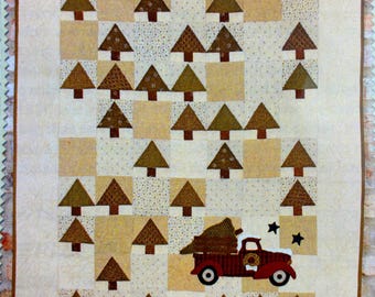 Vintage Tree Farm Wool Applique Quilt Kit by Buttermilk Basin Wall Hanging or Small Quilt