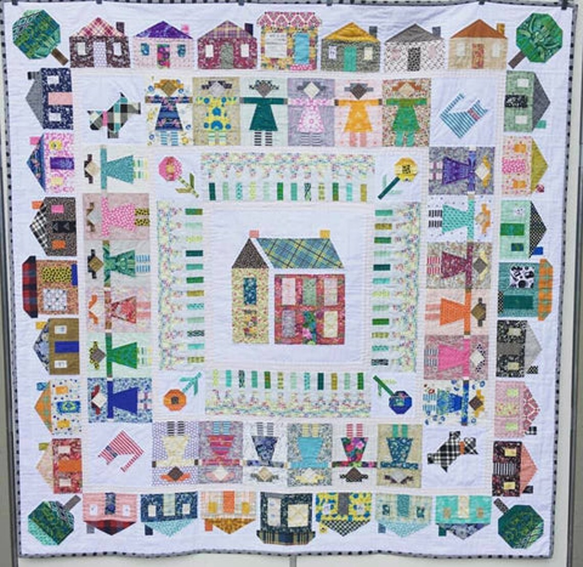 Girl Next Door Quilt Kit by Louise Papas/homestead Hearth Etsy