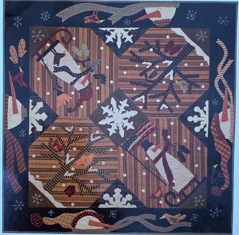 Celebrations Snowbound Quilt Kit by 'pat Wys & BJ Laird/silver Thimble