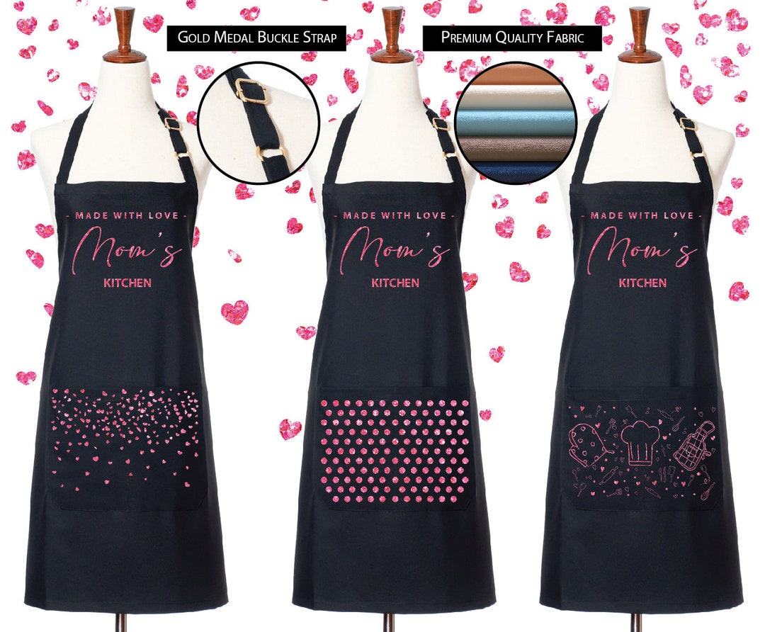 Custom Apron for Mom Personalized Mom Aprons Mom Apron - Etsy
