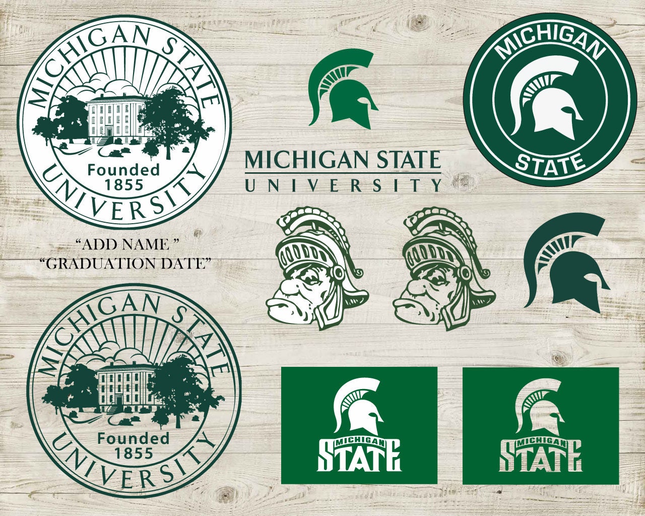 Michigan State Etsy