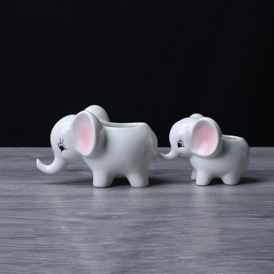 Elephant Plant Pot Succulent Planter Hanging Planters Etsy