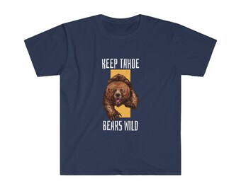 Mantener Tahoe Bears Wild Lake Tahoe Bears Camiseta Unisex