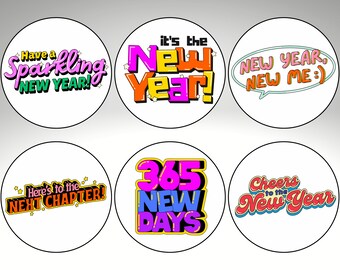 Happy New Year's Precut Edible Topper