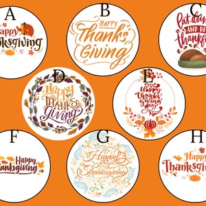 Happy Thanksgiving Precut Edible Topper